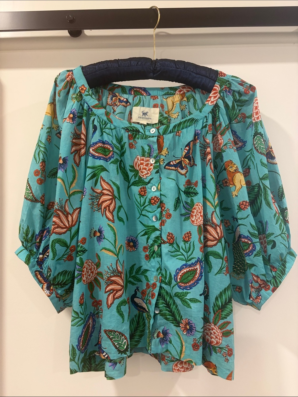 Printfresh Gilmore Blouse Size Small